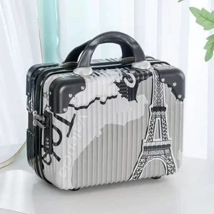 High Quality Waterproof Hard Shell Travel Bags Luggage Custom Logo Cheap Print with Flexible Wheels Luggage Sets for Travel