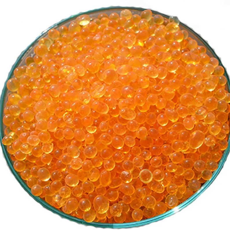 Silica Gel Desiccants 1-3mm Orange Silica Gel Color Change Indicating Silica Gel Beads For Desiccant