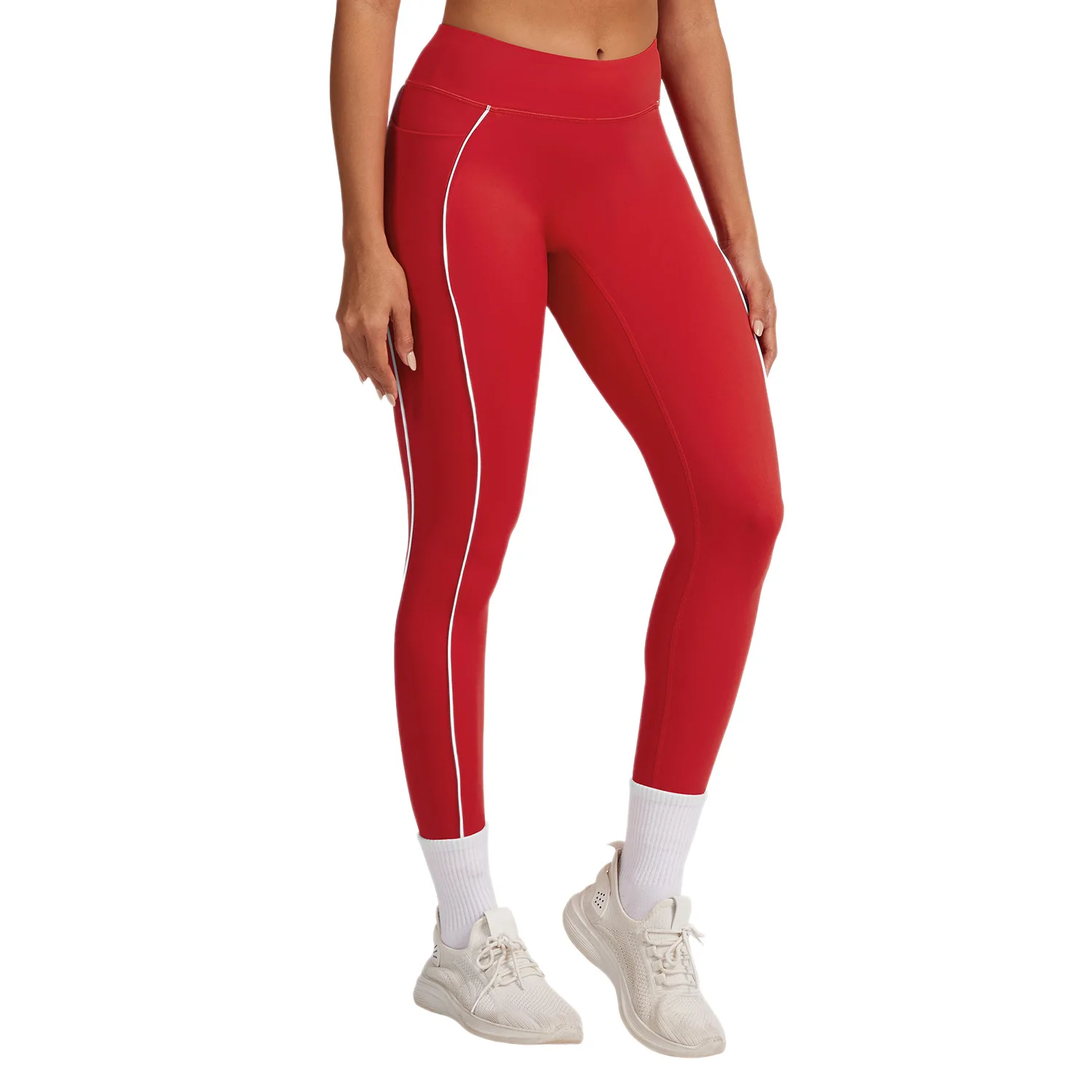 Color Block Patchwork for Tummy Control Quick-Dry Tight Full-Length Sports Yoga Pants Ou preview