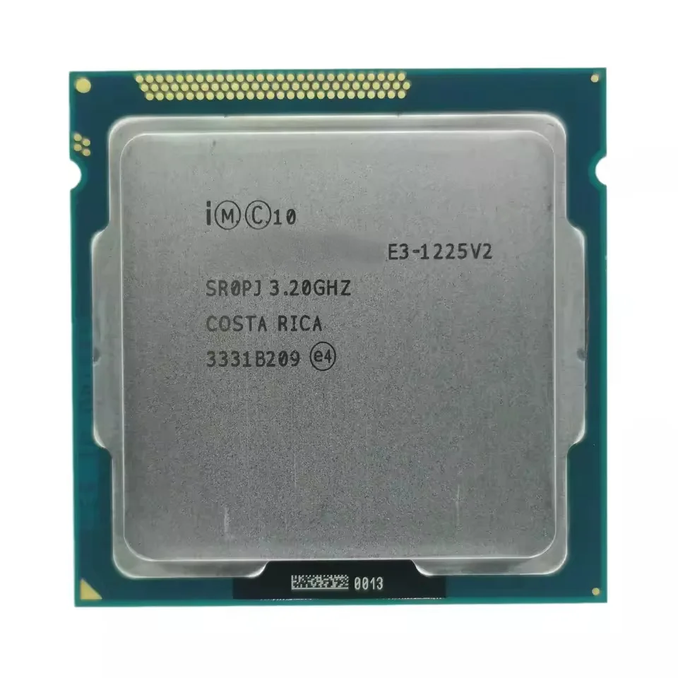 In Stock Xeon E3 1220v2 1225 V2 1230V2 1240v2 1245v2 1270V2 1280V2 1275V2 Quad-core Cpu Processor