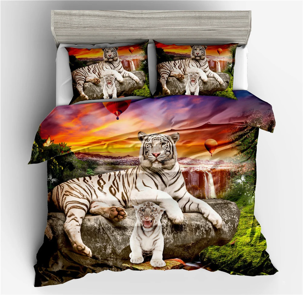 Hot New Design 3d Printing Fashion Comforter Bedding 100 Polyester Black Duvets Cover Sets
