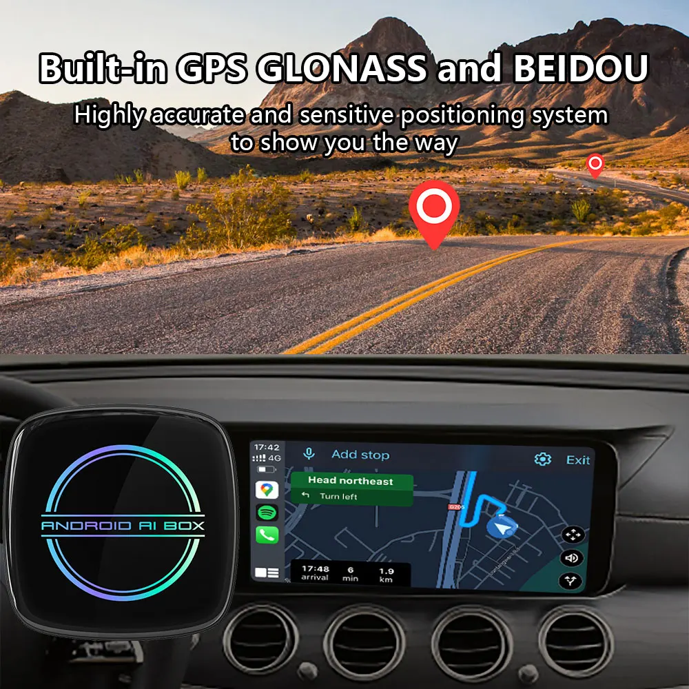 WOOBOOBOX Gt8d Qualcomm 6350カープレイエイボックスカーペイGPS