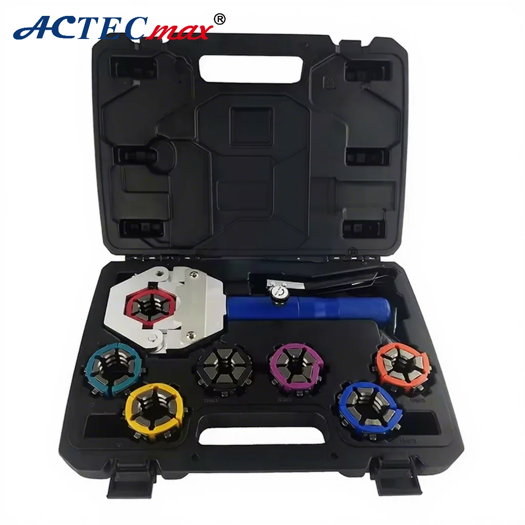 Hydraulic Steel AC Hose Crimper for Car Air Conditioning Repair Model AC.135.0431 High Performance Hand Tool OEM/ODM Available