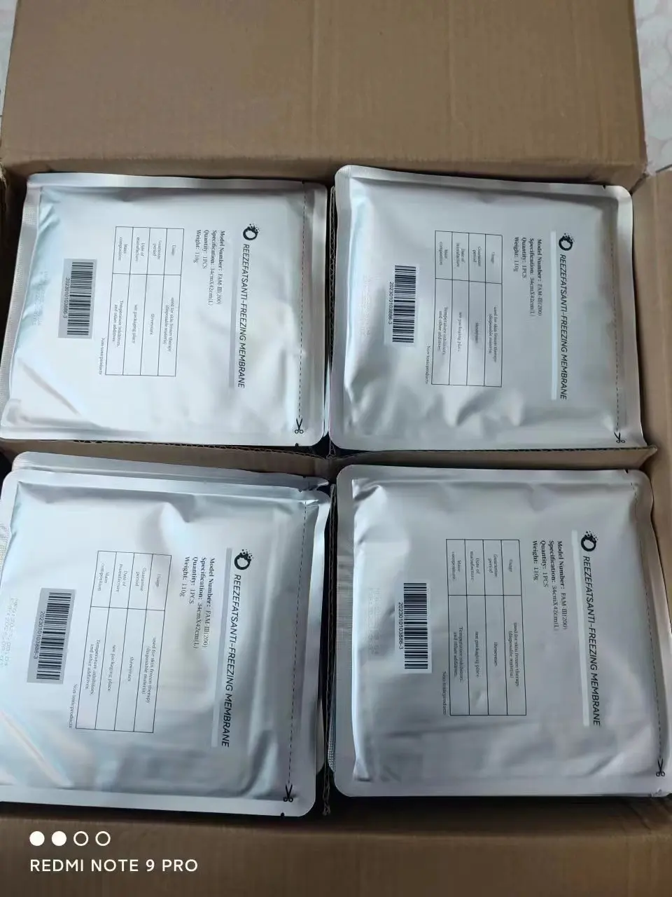 Antifreeze Membrane Cryolipolysis Mask Cryotherapy Pad Cryolipolysis Machine Fat Freezing