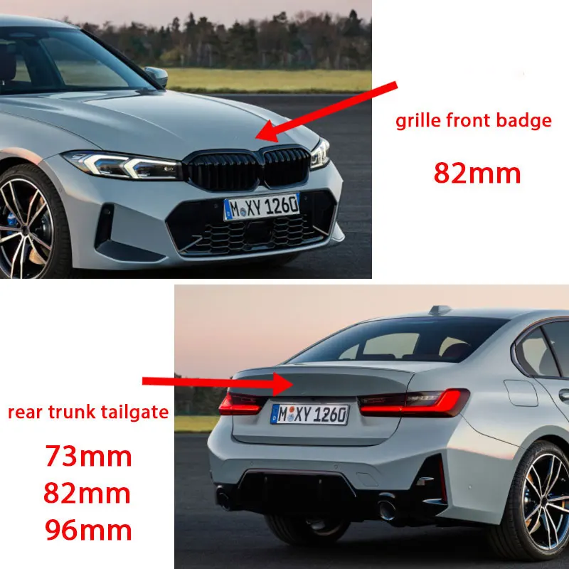 Эмблема решетки радиатора для BMW e46 e90 e60 f10 f30 e92, центральный оригинальный значок на рулевое колесо, логотип багажника, аксессуары, автомобильные наклейки
