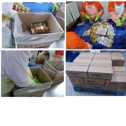 wholesale factory supply Japanese seasoned vegetable boiled radish