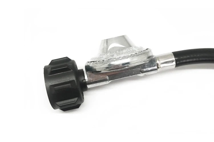 QCC 11W.C Low Pressure LPG Gas Regulator LPG with 4 Feet Hose for BBQ Grill