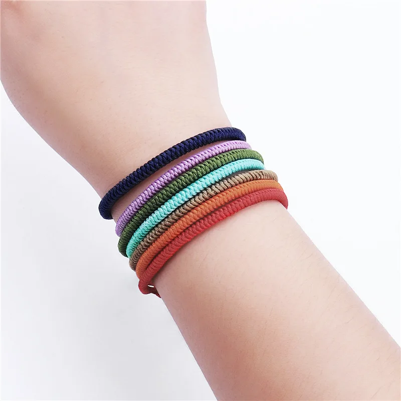Handmade Dorje Knot Protection Bracelet Talisman Red String Bracelets Gifts for Women and Men Yoga Chakra