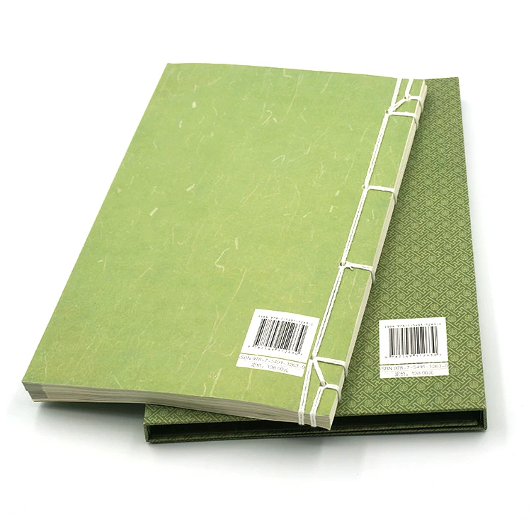 Custom Printing Service Hand-made Ancient Chinese Binding Books Hardcover Printing Traditional Chinese Book