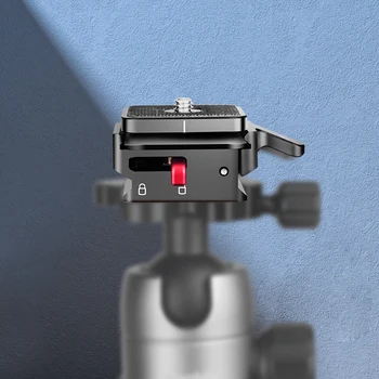 Manbily Quick Setup Kit With 1/4"or 3/8"Screw Camera Tripod Mount Ball Head Adapter Claw Quick Release Plate for Camera detail image