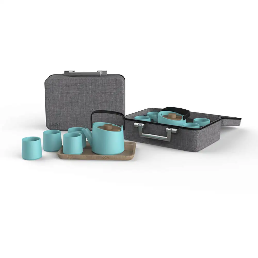 Clay Classic Doouble Cover Tea Set Accessories Price Tea Set Plain White for 6 Persons Black Tea Guangzhou