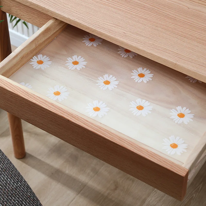 Non-Adhesive Drawer Liners Plastic Inner Liner for Refrigerator Transparent Shelf Liner for Kitchen Cabinets