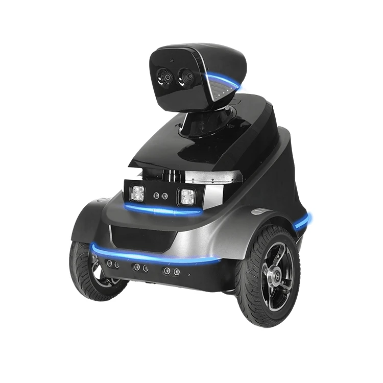 Çin Özel İmalatlı Dikkatli Uyanık İç Mekan Güvenlik Binaları Akıllı Devriye Güvenlik Kontrol Robotu