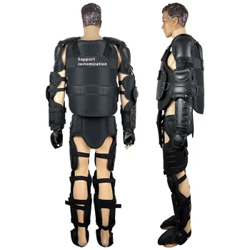 IndividualGear Set Black Anti-Violence  Knee Pads Elbow Pads Explosion-Proof Armor Made ABS Material