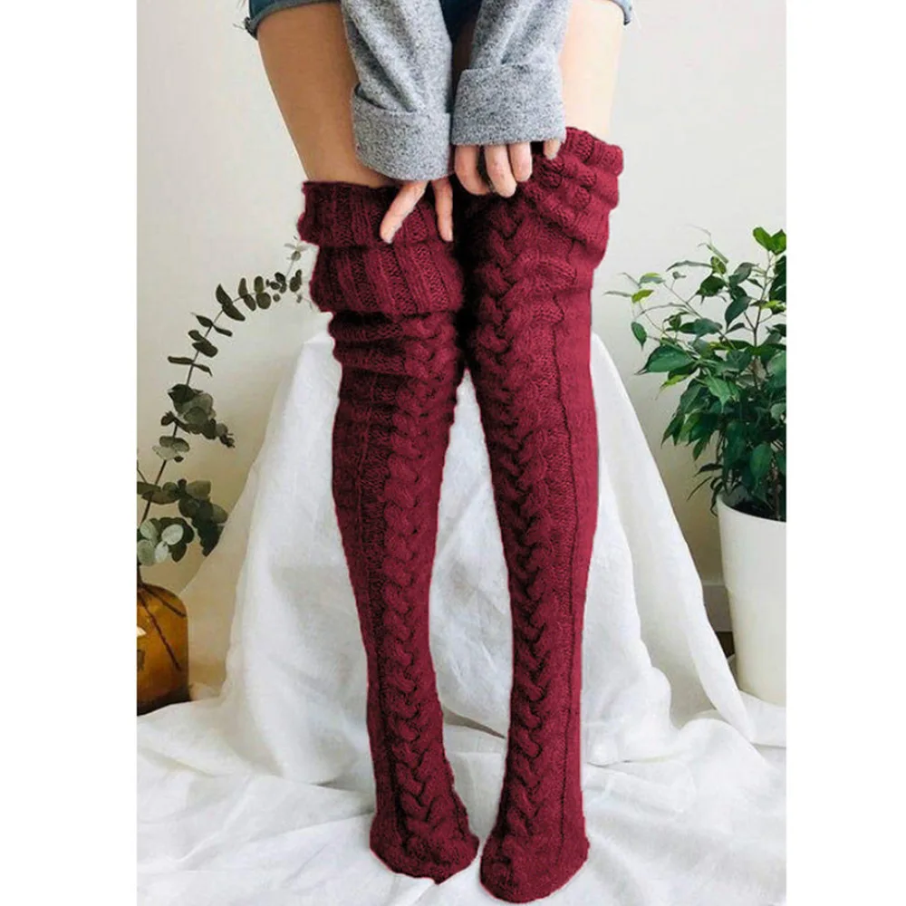 warm thigh socks