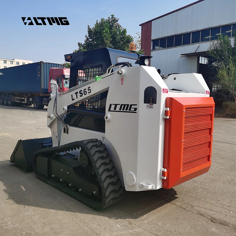 LTMG Crawler Skid Steer Loader diesel 45KW 55 KW 75HP 700KG 850KG  Mini Skid Steer Loader Carregador with Quick Hitch