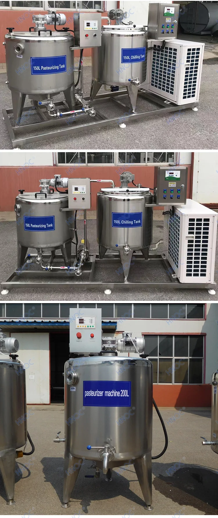 Small Scale Juice Ice Cream Milk Plant Pasteurizer Pasteurization