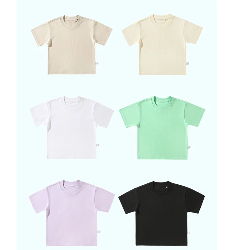 blank organic cotton t-shirt for kids