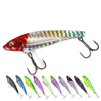 Lead Coated Copper VIB Lure, Metal Vibration Hard Bait Long Cast Freshwater Artificial Lure for Topmouth Culter – Metal Jig – view 2