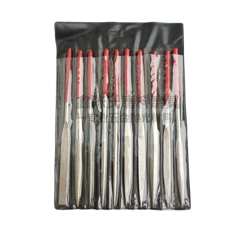 Steel File Sharpening Tool Flat Triangle Semicircle Rubbing Knife Wood