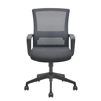 Modern Mid-high Back Ergonomic aluminum alloy fixed leg office mesh chair