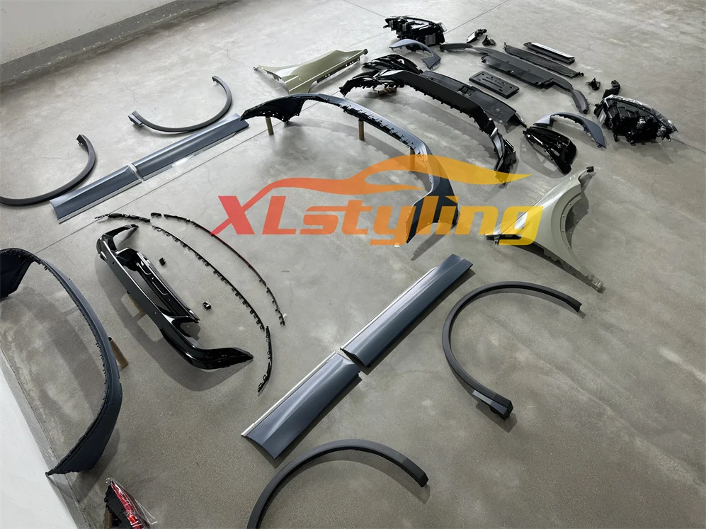 XLstyling Car Conversion Upgrade Facelift Front Rear Bumper Retrofit 2021 R Bodykit for VW Tiguan 2017 Old to New Body Kit