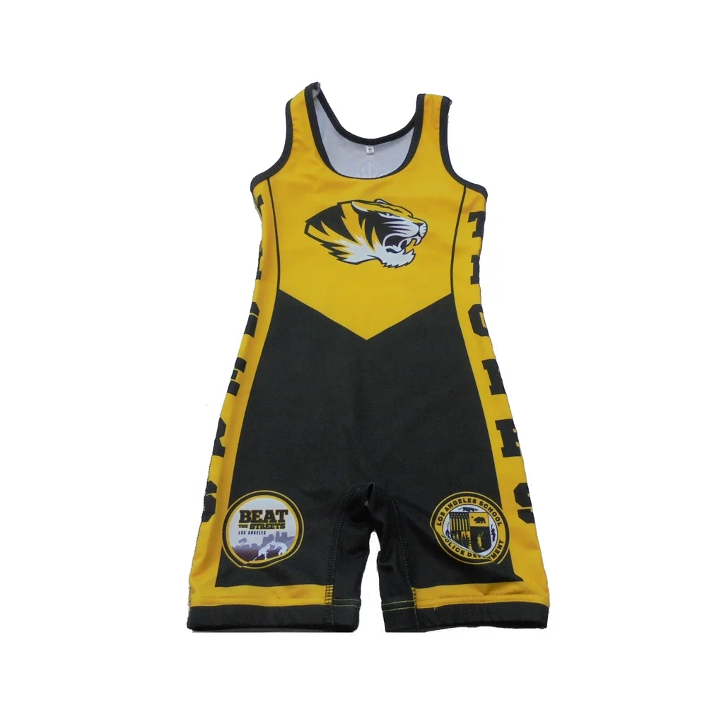 Custom Wrestling Singlets High Quality Durable