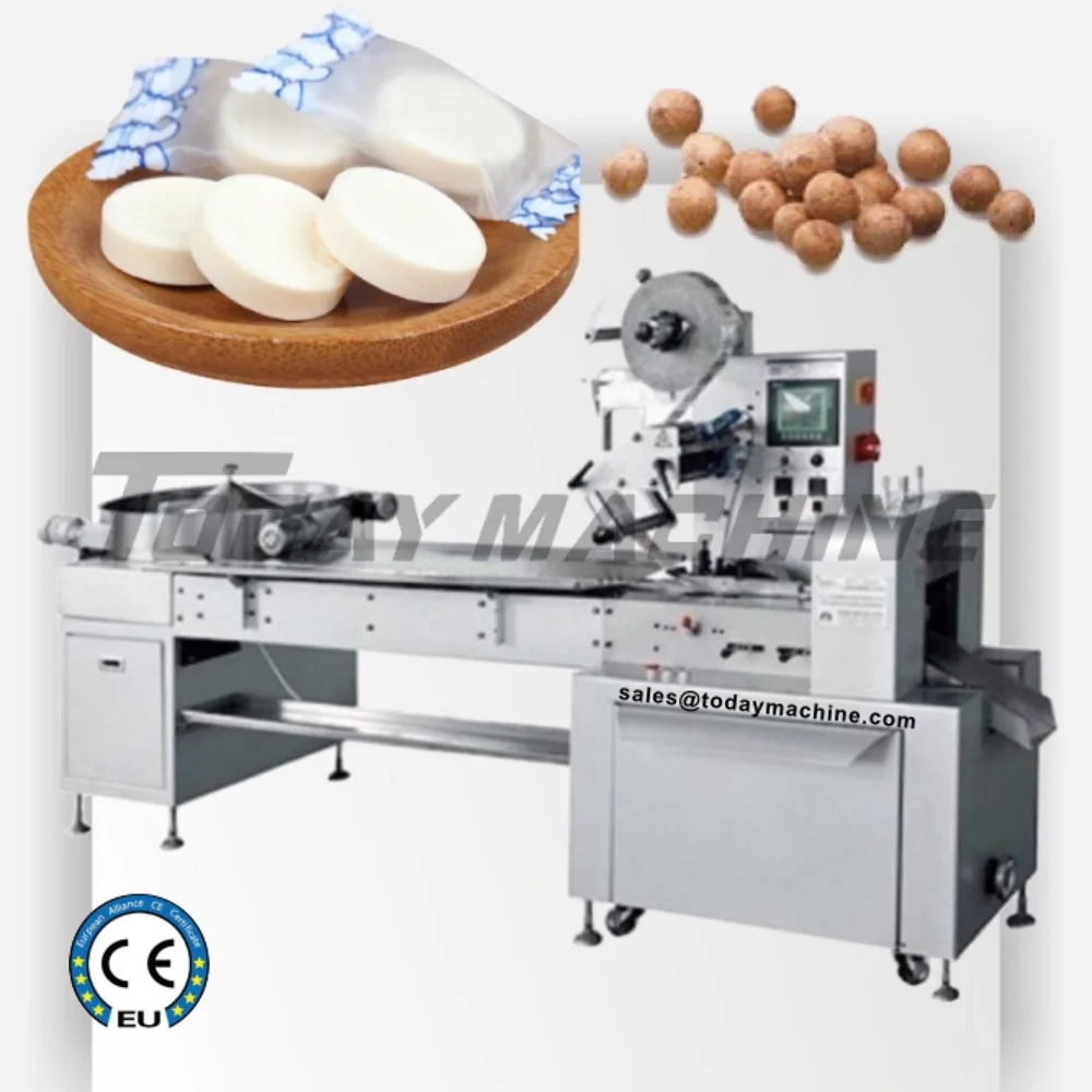 Automatic High Speed Durian Chocolate Cake Wrapping Machine