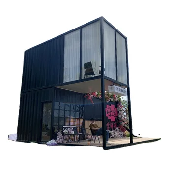Luxury Prefabricated Modulare House Modern style Container Coffee Shop Homestay Made of Steel Sandwich Panel Office Building
