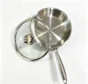 Three-layer steel frying pan with lid