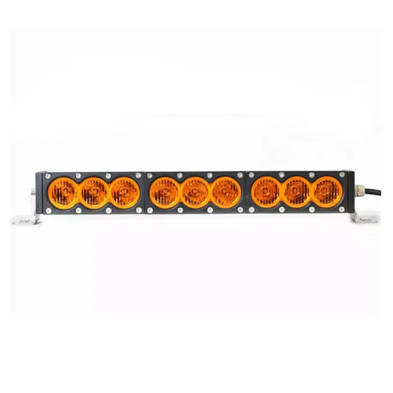Car Accessories Single Row 43" 240w Light Bar 10w Chip Mix Color White And Yellow Car Bar Led