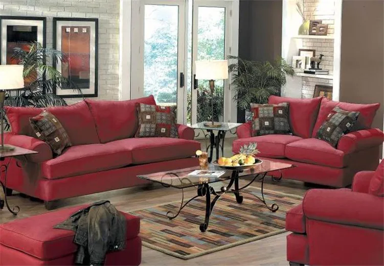 Чехол для дивана Простой Темно-Синий тканевый Двухместный L-образный чехол для дивана