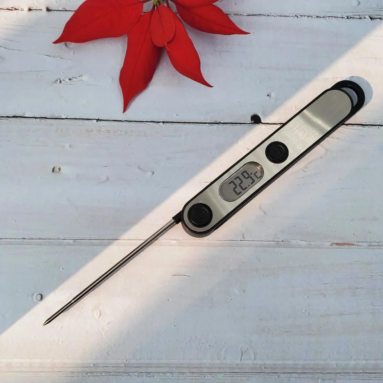 Instant Read Portable Folding Digital Meat Thermometer