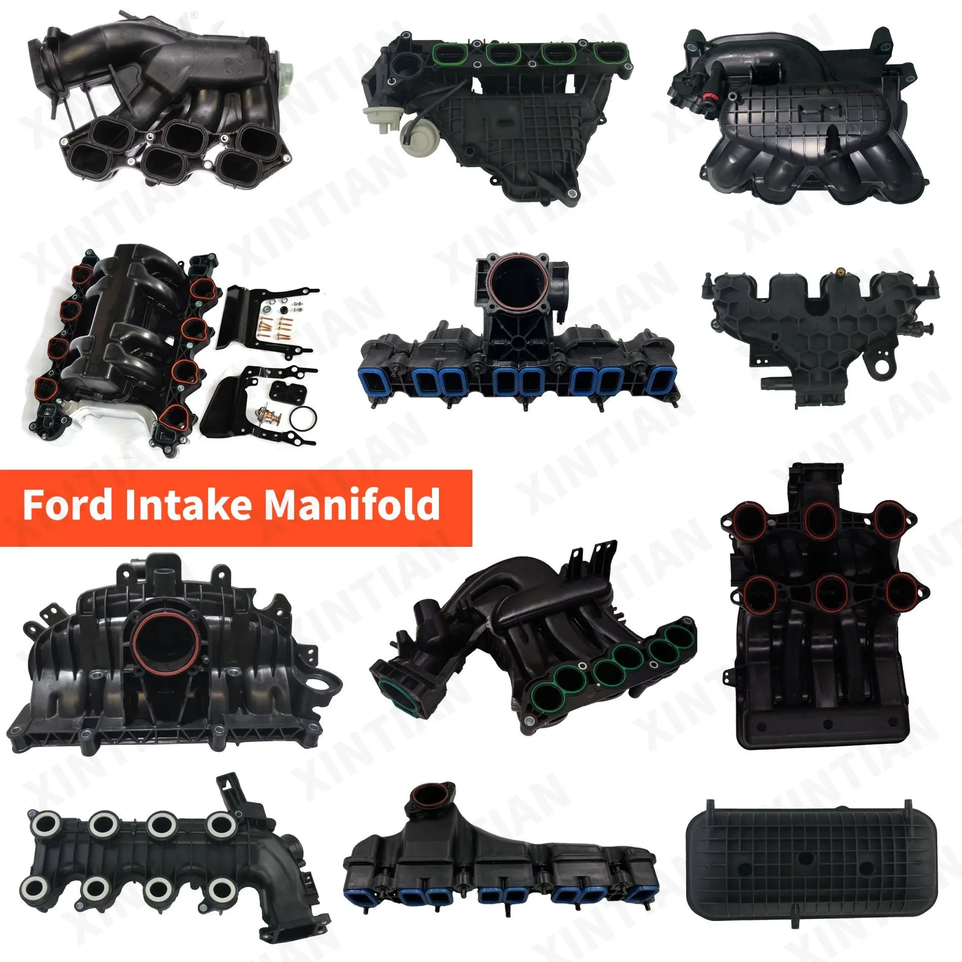 Intake Manifold V6 for Ford AT4E9J447CA AT4E9J447EA AT4E9J447FA AT4E9J447G  Repair Upgrade