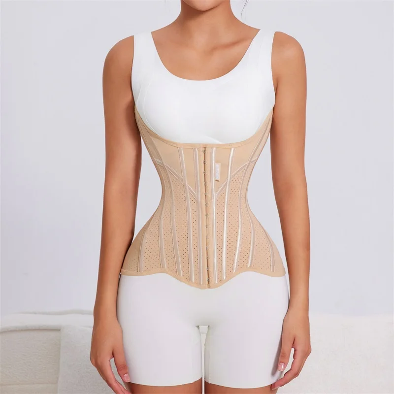 MISTHIN Body Women Trimmer Cincher Corset Double Belt Wrap Girdle Tummy Control Shaper Waist Trainer Shaperwear for Women factory