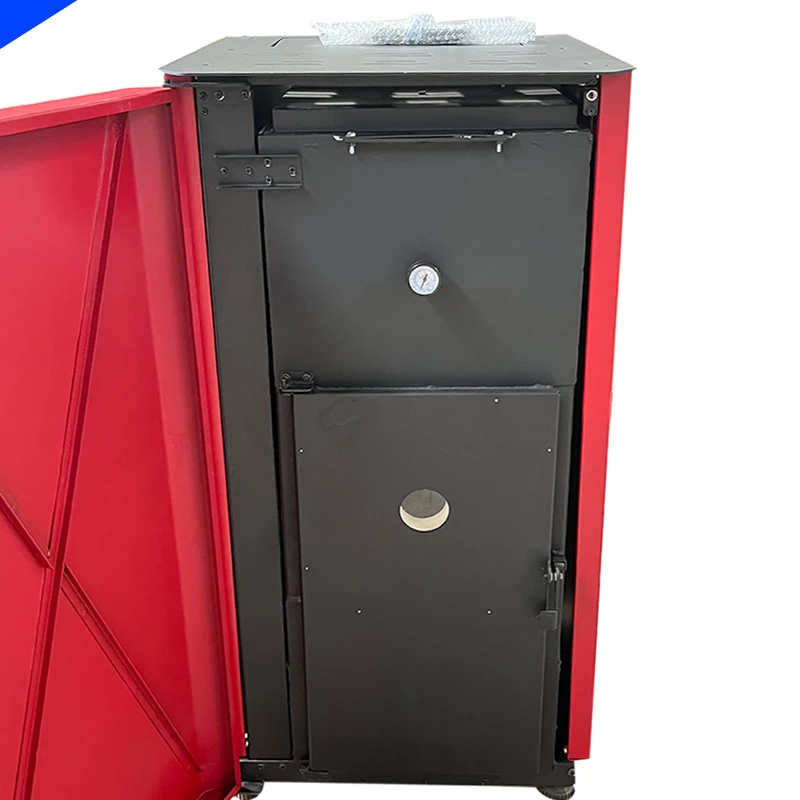 24kw Water Heating Hydro Pellet Stove  Pellet Stoves Boiler Wood Burning Feed Cast Iron Pellet Control