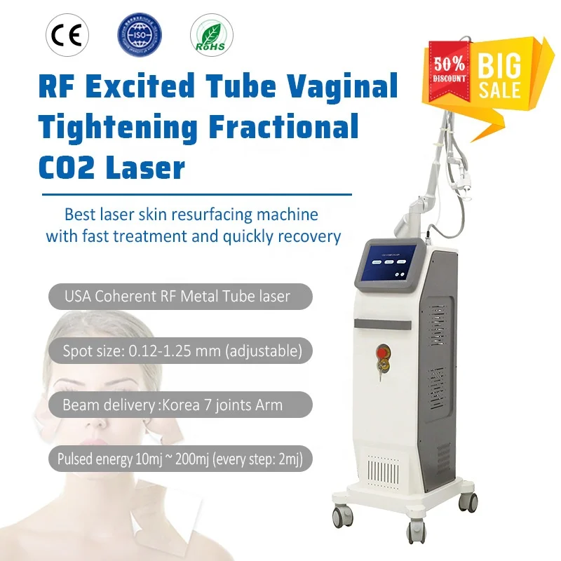 Beijing Goldenlaser Medical CE Beauty Equipment Fractional CO2 Laser Wrinkle Remover Machine
