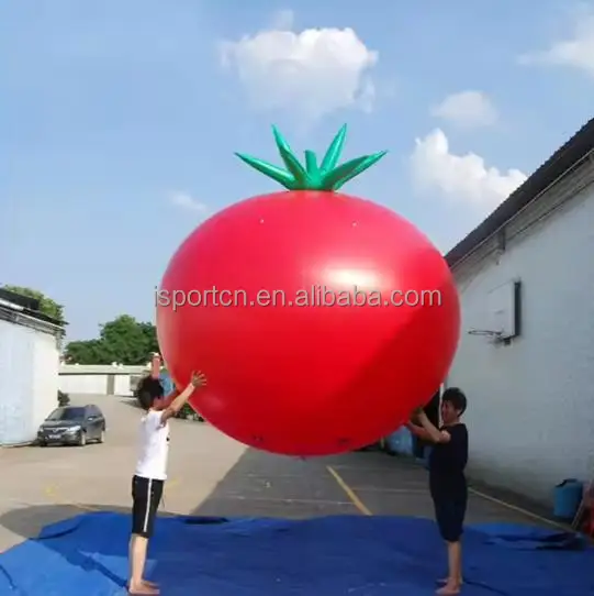 Tomato Float Inflatable Shopping Mall Scene Decoration Inflatable Fruit Giant Large PVC ...