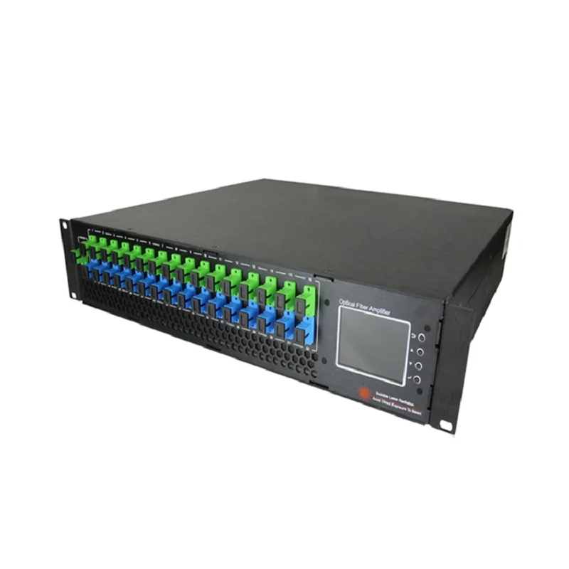 High Power 1550um Edfa 16 port 23 dbm WDM Optical Amplifier price