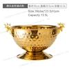 Short: Gold+concave point+deer head