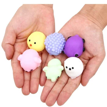 Cheap Kawaii Squishy Push toy Packs Random Mochi Squishies Party Favor Toys for Kids Cute Soft Squeezable for children