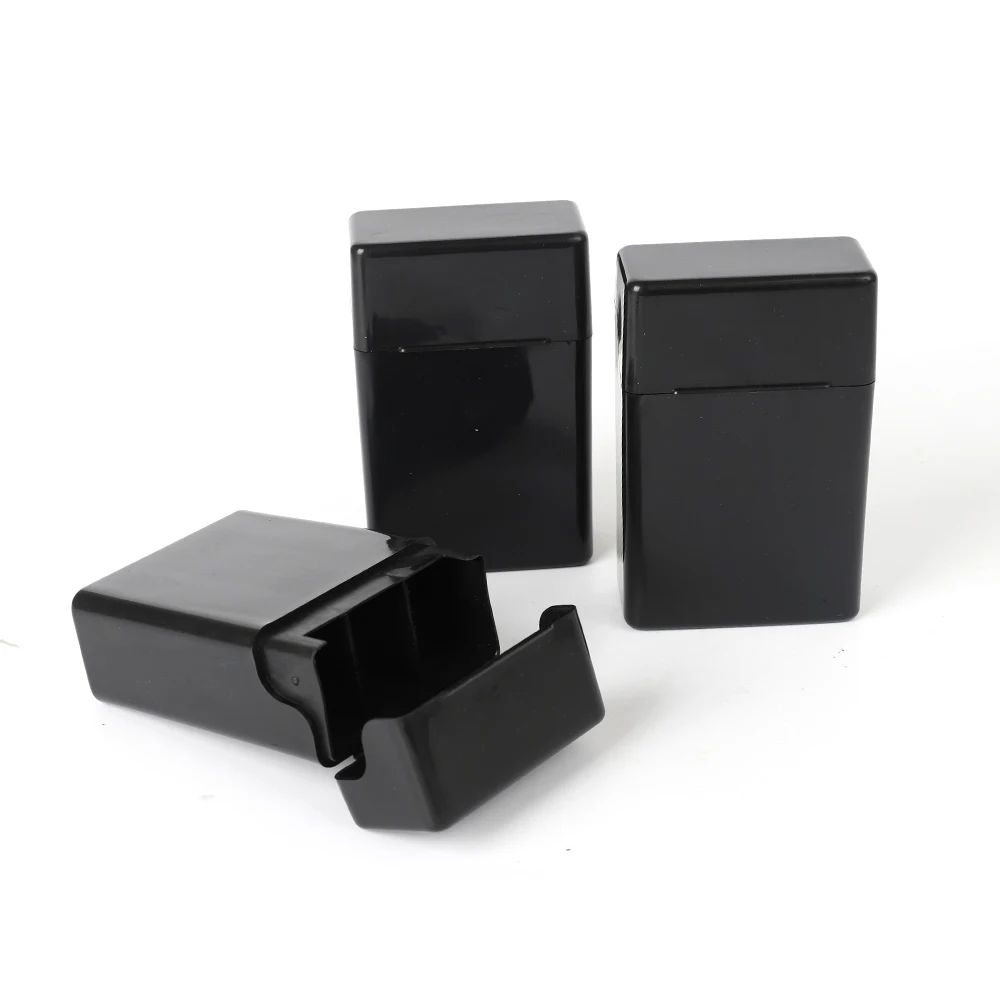 black plastic cigarette case JL-318N New Fashion High Quality Cases Black Color Plastic Cigarette Box  With Cheaper Price