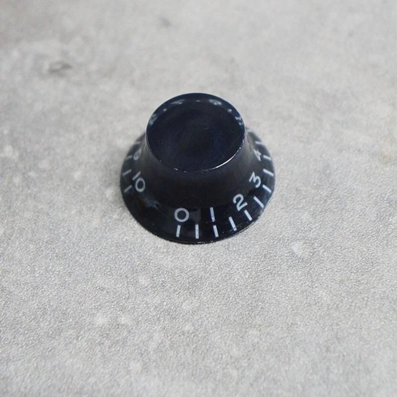 Multi Color Electric Guitar Volume Tone Knob Top Hat Straight Guitar Speed Control Knob Plastic