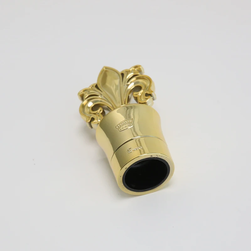 Custom Logo 50ml 100ml 200ml Delicate Shaped Cap Electroplating Shiny Gold Coating Perfume Bottles With Packing Box