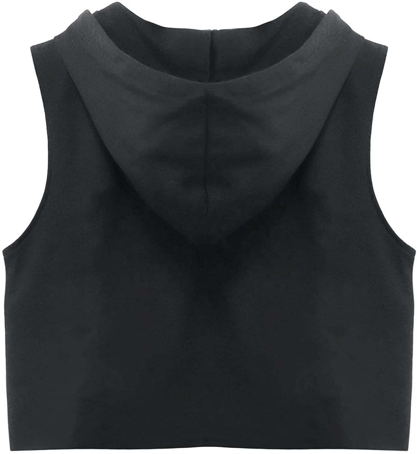 JL-0111A New Trendy Cropped Hoodie Men Gym Clothing Tank Top Hoodies Crop Sleeveless Hoodie Men