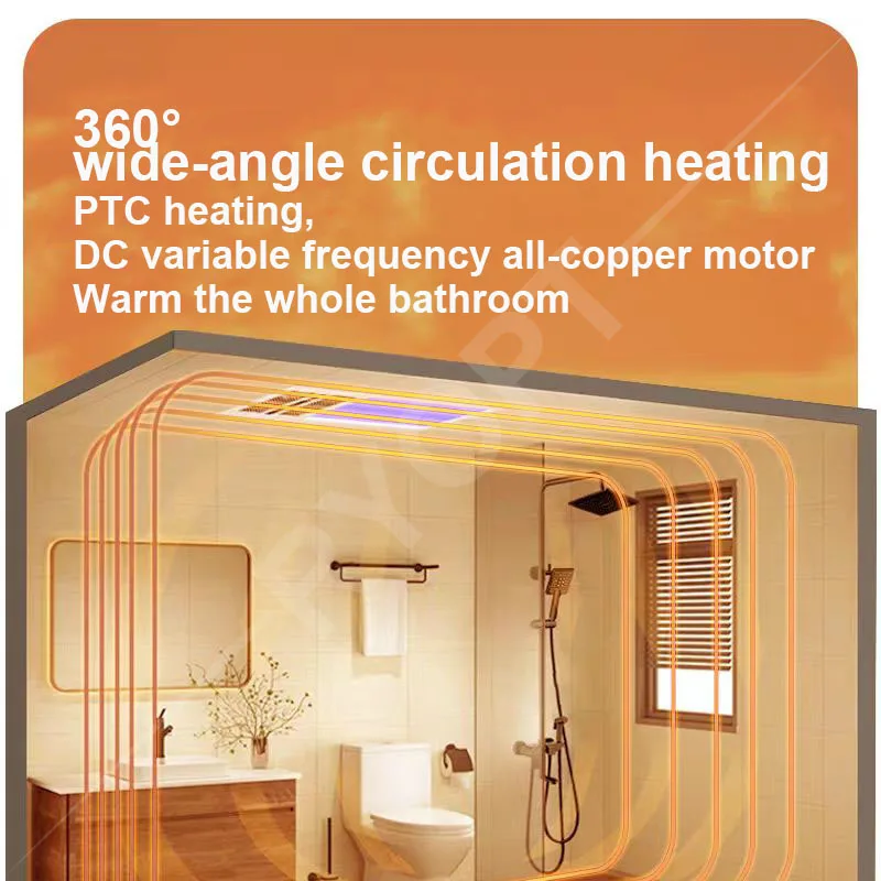 Artificial Sunlight LED Skylight Circadian Exhaust Fan Blue Sky Smart Home Ceiling Panel Light With Bathroom Master