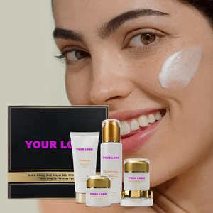 Hydrating Skin Care Set Hyaluronic Acid & Collagen for Deep Moisture & Fine Line Reduction Anti-Aging Firming Daily Use