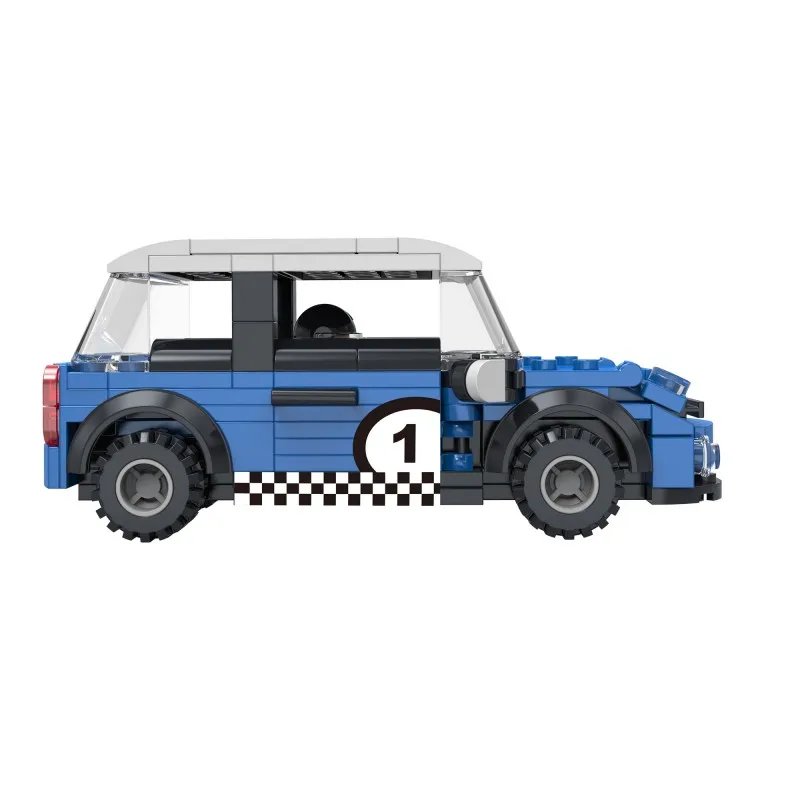 COGO 182 PCS Educational Pull Back Speed Car Building Blocks