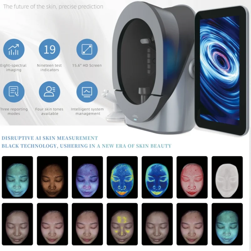 3D AI Face Skin Machine Analyzer Sensitive Skin Analysis Beauty Equipment