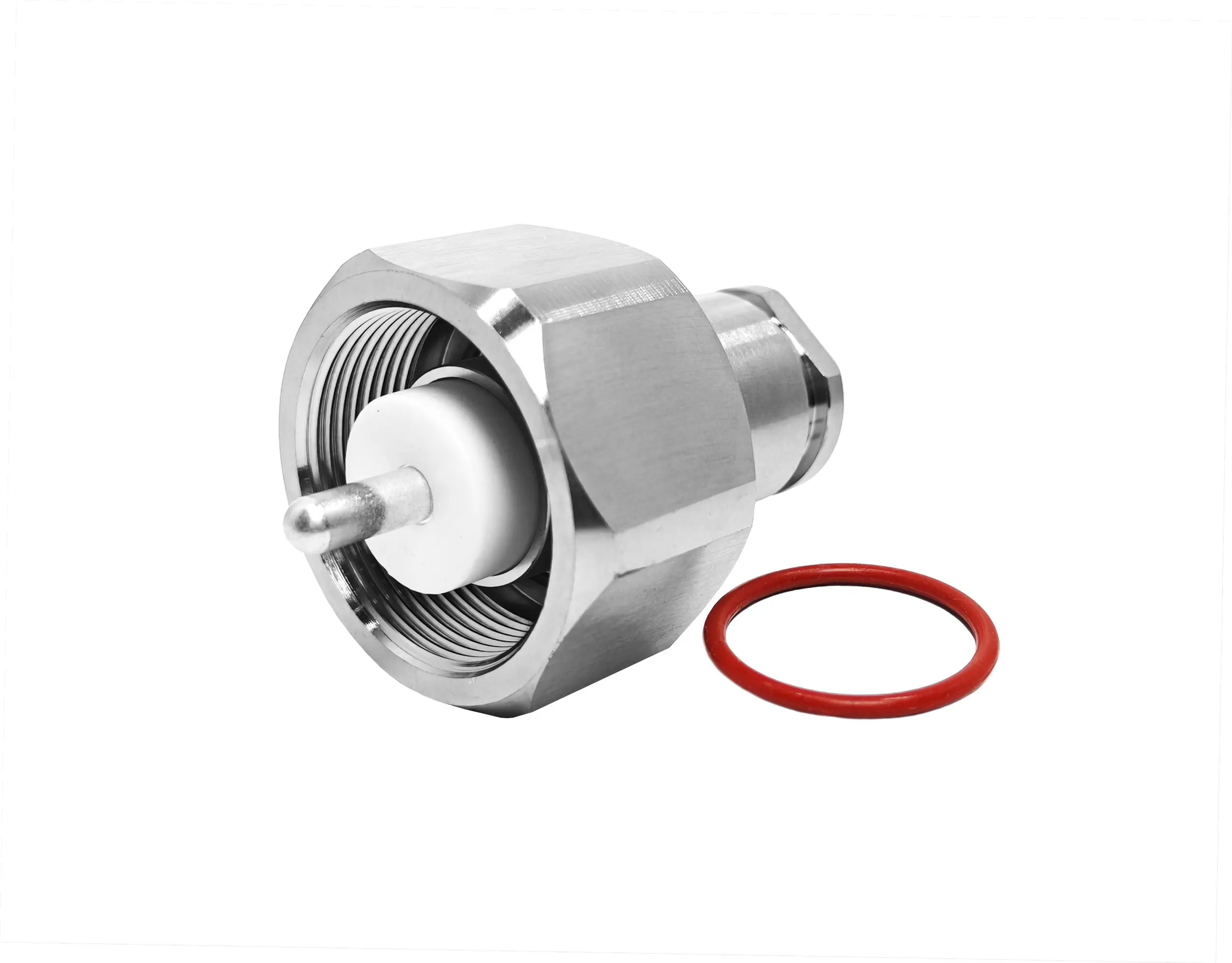 LC Type Male Plug Clamp for RG217 RF Coaxial Cable Connector